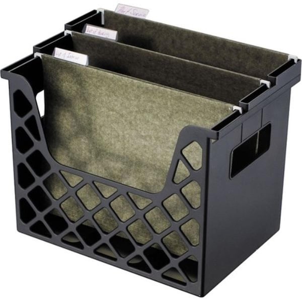 Oic 26162 Recycled Desktop File Organizer, Black OIC26162 - main